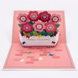 Flower Birthday Pop-Up Card
