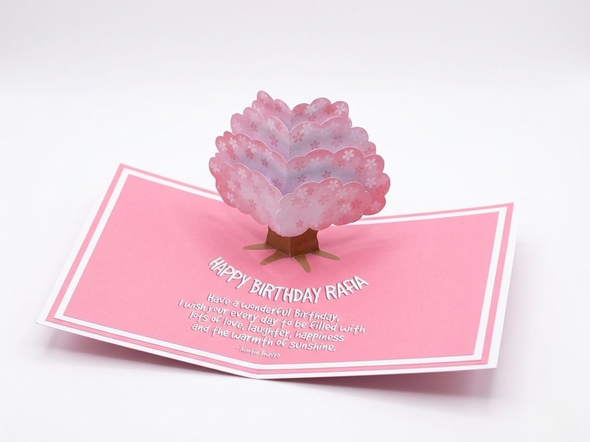 Sakura Tree Pop-Up Card