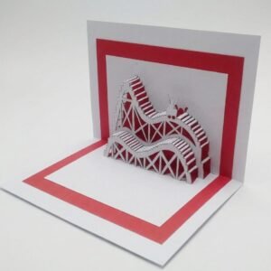Roller Coaster Pop-Up Card