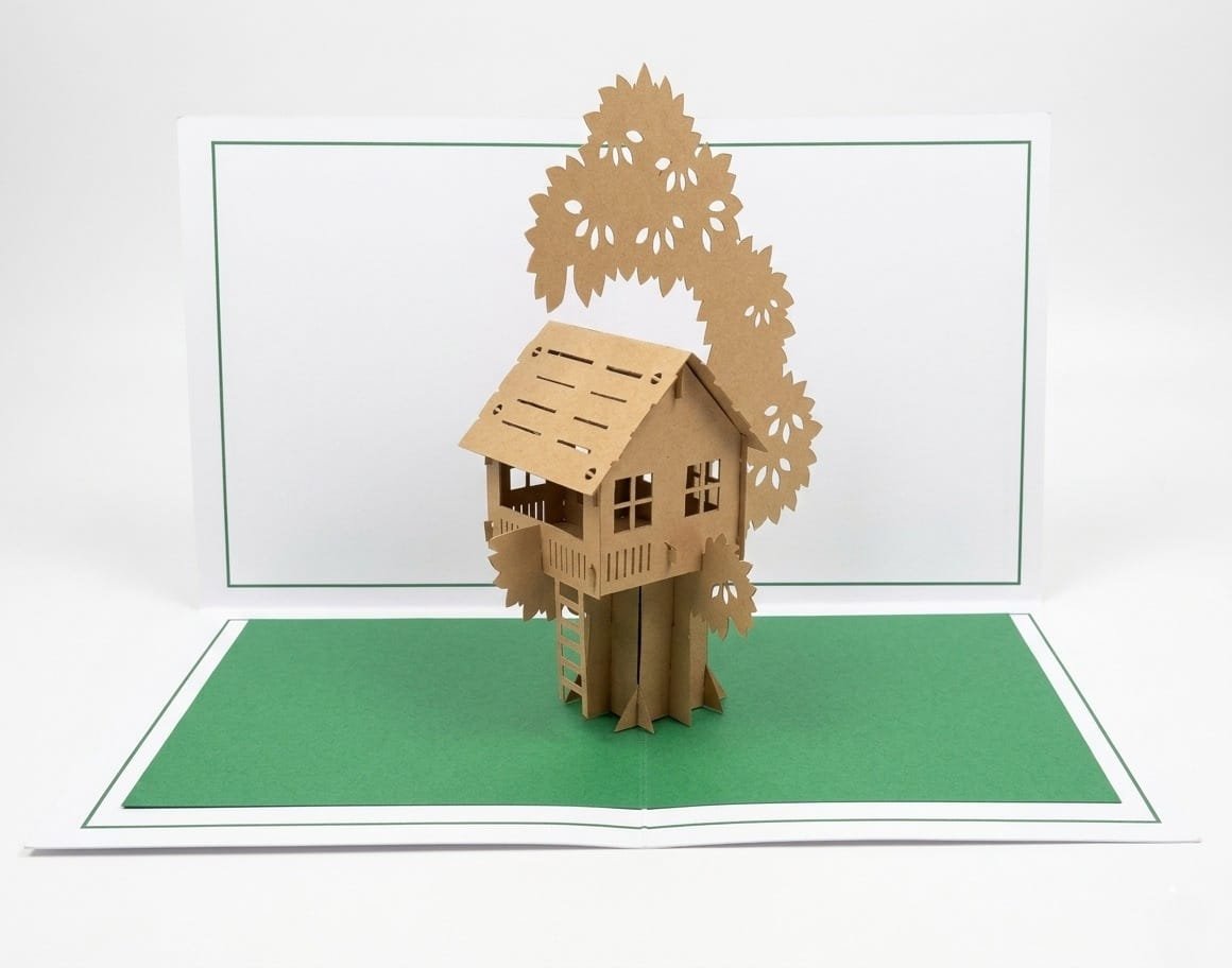 Tree House Pop-Up Card